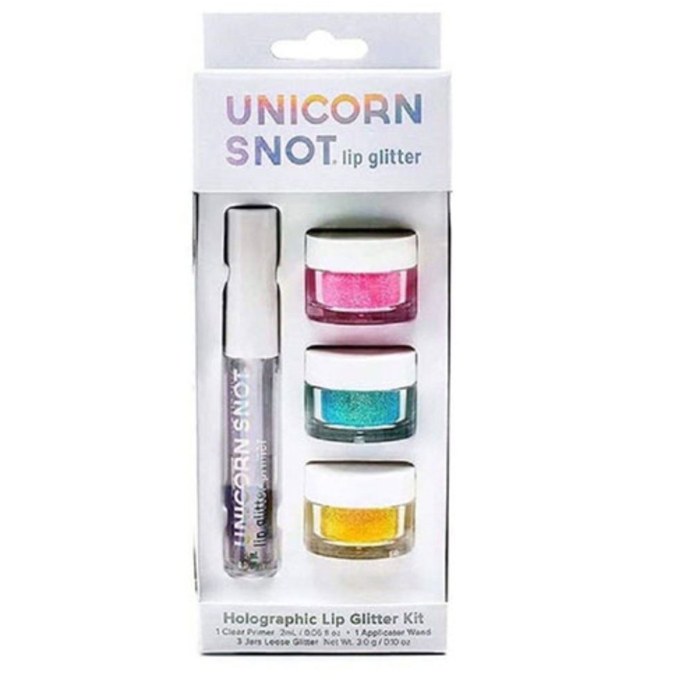 (1 Pack) Unicorn Snot Hi Def Glitter Kit, Lip Gloss, Eyeshadow, Primer + 3 Color - Picture 4 of 11
